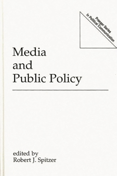 Hardcover Media and Public Policy Book