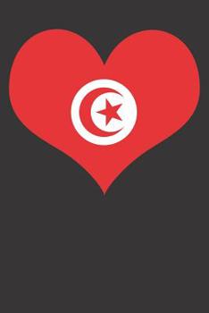 Notebook: College Ruled 6x9 120 Pages Tunisia National Africa Tunisian Flag