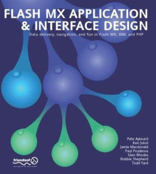 Paperback Flash MX Application & Interface Design Book