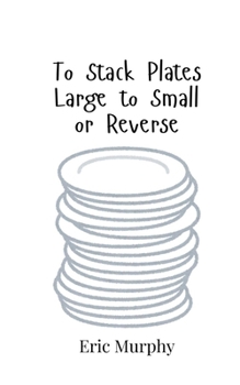 Paperback To Stack Plates Large to Small or Reverse Book