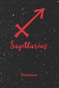 Paperback Zodiac Sign Sagittarius Notebook: Astrology Journal, Horoscope Notepad, Diary, 120 Pages, blanc Dot Grid, 6" x 9" Book