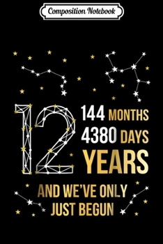 Composition Notebook: 12 Years Silk Wedding Anniversary Gift for Her or Him Journal/Notebook Blank Lined Ruled 6x9 100 Pages