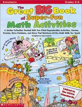 Paperback The Great Big Book of Super-Fun Math Activities Book
