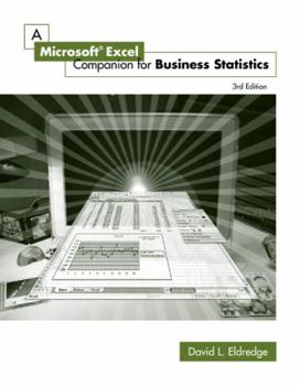 Paperback A Microsoft Excel Companion for Business Statistics [With CD-ROM] Book