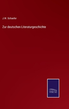 Hardcover Zur deutschen Literaturgeschichte [German] Book