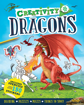 Mass Market Paperback Creativity on the Go: Dragons Book
