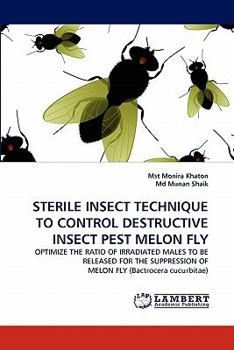 STERILE INSECT TECHNIQUE TO CONTROL DESTRUCTIVE INSECT PEST MELON FLY: OPTIMIZE THE RATIO OF IRRADIATED MALES TO BE RELEASED FOR THE SUPPRESSION OF MELON FLY