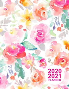 2020 2021 Planner: Pretty Daily, Weekly and Monthly Planner 2 Years | Agenda Schedule Organizer Logbook and Personal Journal Diary | 24 Months ... Appointment Book | Design Code A8 0044228