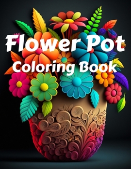 Paperback Flower Pot Coloring Book