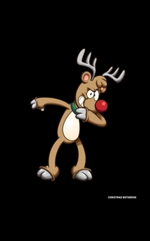 Paperback Christmas Notebook: Holiday Notepad With Lined College Ruled Paper For Taking Notes. Xmas Journal Diary 5 x 8 Inch Soft Cover For Home, Wo Book