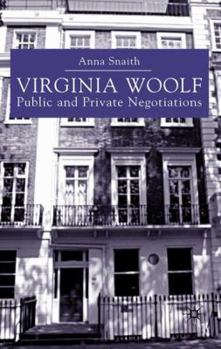 Paperback Virginia Woolf: Public and Private Negotiations Book