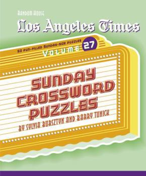 Spiral-bound Los Angeles Times Sunday Crossword Puzzles, Volume 27 Book
