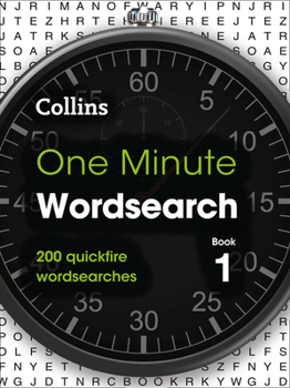 Paperback One Minute Wordsearch Book 1: 200 Quickfire Wordsearches Book