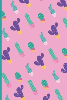 Cute Cactus Journal: Notepad with Lined Pages