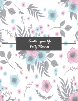 Paperback Daily Planner (53 weeks): Cool and Vintage Cover 8.5 X 11 in, large space to note and write your daily schedule as well as a to do list. Book