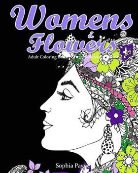 Paperback Womens & Flowers: Adult Coloring Book Stress Relieving Patterns Book