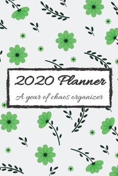 Paperback 2020 Planner: A year of chaos organizer Book