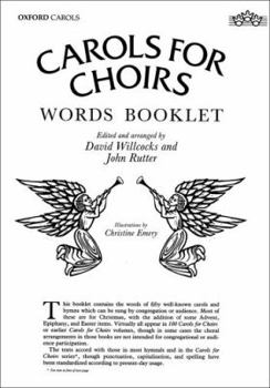 Paperback Carols for Choirs words booklet Book