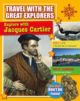 Paperback Explore with Jacques Cartier Book