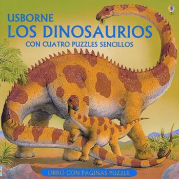 Board book Los Dinosaurios Con Cuatro Puzzles Sencillos [Spanish] Book