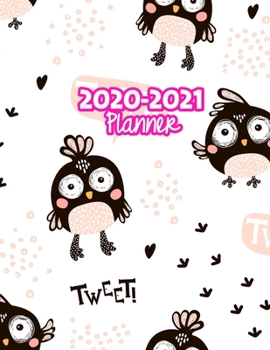 2020-2021 Planner: Two Year Calendar Organizer and Goal Journal | January 2020 - December 2021 Daily, Weekly and Monthly Planner Book with Back Sticker Expression Wall for 2 Years | Design Code 69980