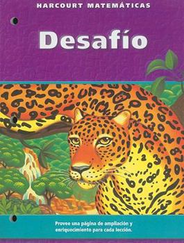 Paperback Harcourt Matematicas Desafio, California, Grado 6 (Spanish Edition) [Spanish] Book