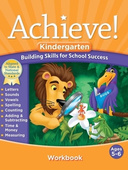 Paperback Achieve! Kindergarten Book