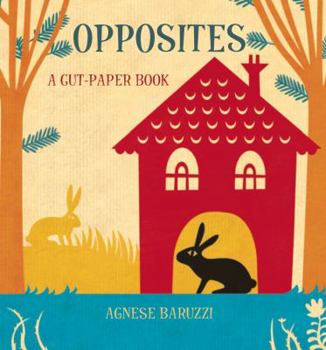 Hardcover Opposites: A Cut-Paper Book