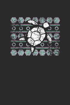 Ugly Christmas Turtle: Dotted Bullet Notebook (6" x 9" - 120 pages) ~ Christmas Themed Notebook for Daily Journal, Diary, and Gift