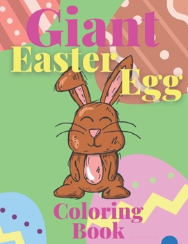 Paperback Giant Easter Egg Coloring Book: for Kids, easter egg design, great gift for easter Book