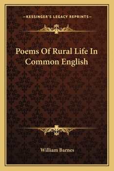 Paperback Poems of Rural Life in Common English Book