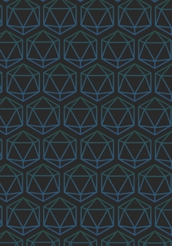 Paperback RPG Journal: College Ruled Role Playing Gamer Paper: Polyhedral 20 Sided Dice Pattern Book