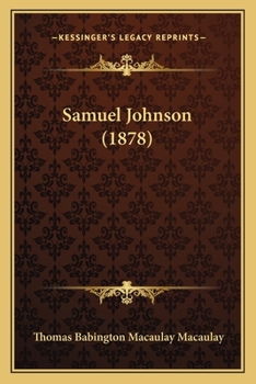 Paperback Samuel Johnson (1878) Book