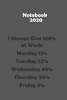 Lined Notebook: 2020 Daily Planner - To Do List, Appointment Notebook, Financial Planner