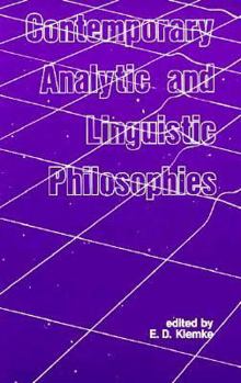 Paperback Contemporary Analytic and Linguistic Philosophies Book