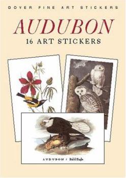 Paperback Audubon 16 Art Stickers Book