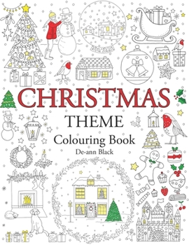 Paperback Christmas Theme Colouring Book