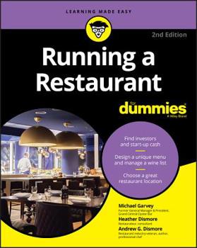 Paperback Running a Restaurant for Dummies Book