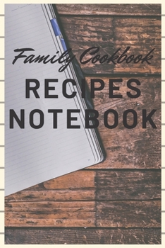 Paperback Family Cookbook: Recipes Notebook: Recipe Book