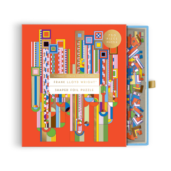 Misc. Frank Lloyd Wright Saguaro Cactus & Forms 750 Piece Shaped Foil Puzzle Book