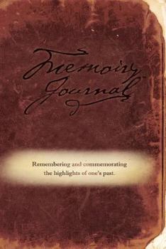 Paperback Memoiry Journal Book