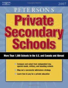 Paperback Peterson's Private Secondary Schools Book