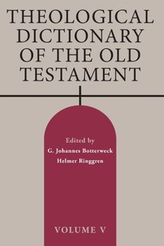 Paperback Theological Dictionary of the Old Testament, Volume V Book