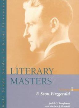 Hardcover Literary Masters Fitzgerald Book