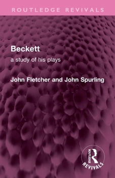 Paperback Beckett: A Study of his Plays Book