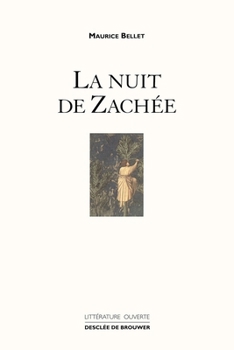 Paperback La Nuit de Zachée [French] Book