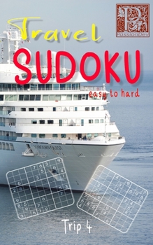 Paperback Easy to hard Sudoku books: Puzzles for adults - Compact size, Travel-Friendly Sudoku Book 4 Book