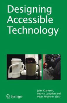 Hardcover Designing Accessible Technology Book