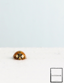 Lined Notebook: Ruled Pages Book (8.5 x 11 inches) - 100 Pages Journal II Planning, Drawing, Sketching, Writing, Ladybug