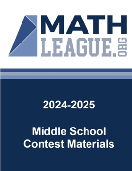 Paperback 2024-2025 Middle School Contest Materials Book